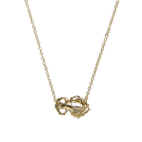 Single Goldbug Necklace