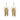 Goldbug Drop Earrings