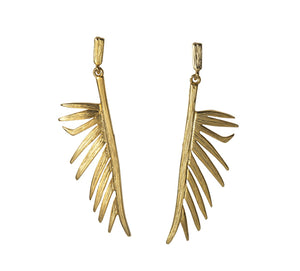 Split Palmetto Frond Earrings – GOLDBUG COLLECTION