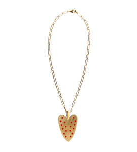 Love On Top Heart Pendant 30 inches